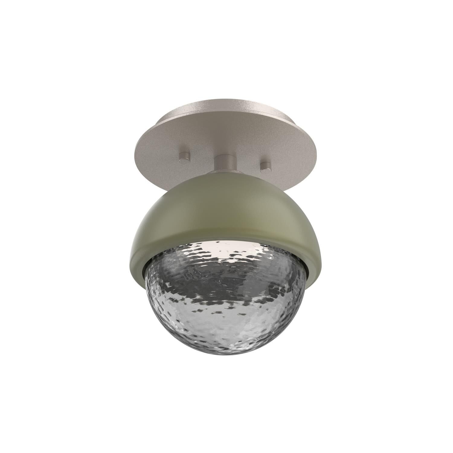 Levi Wilson Cabochon 6 Inch Flush Mount by Hammerton Studio