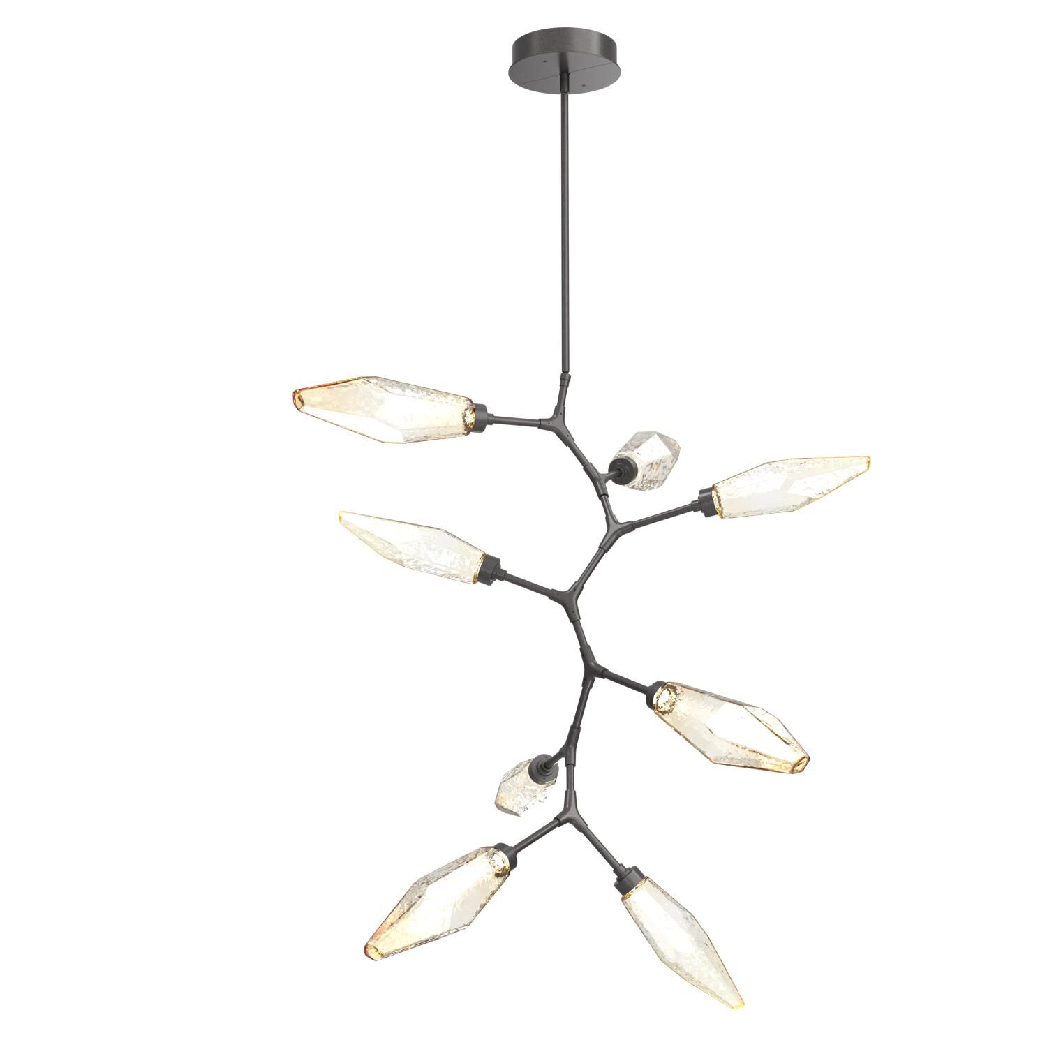 Rock Crystal Multi Light Pendant by Hammerton Studio