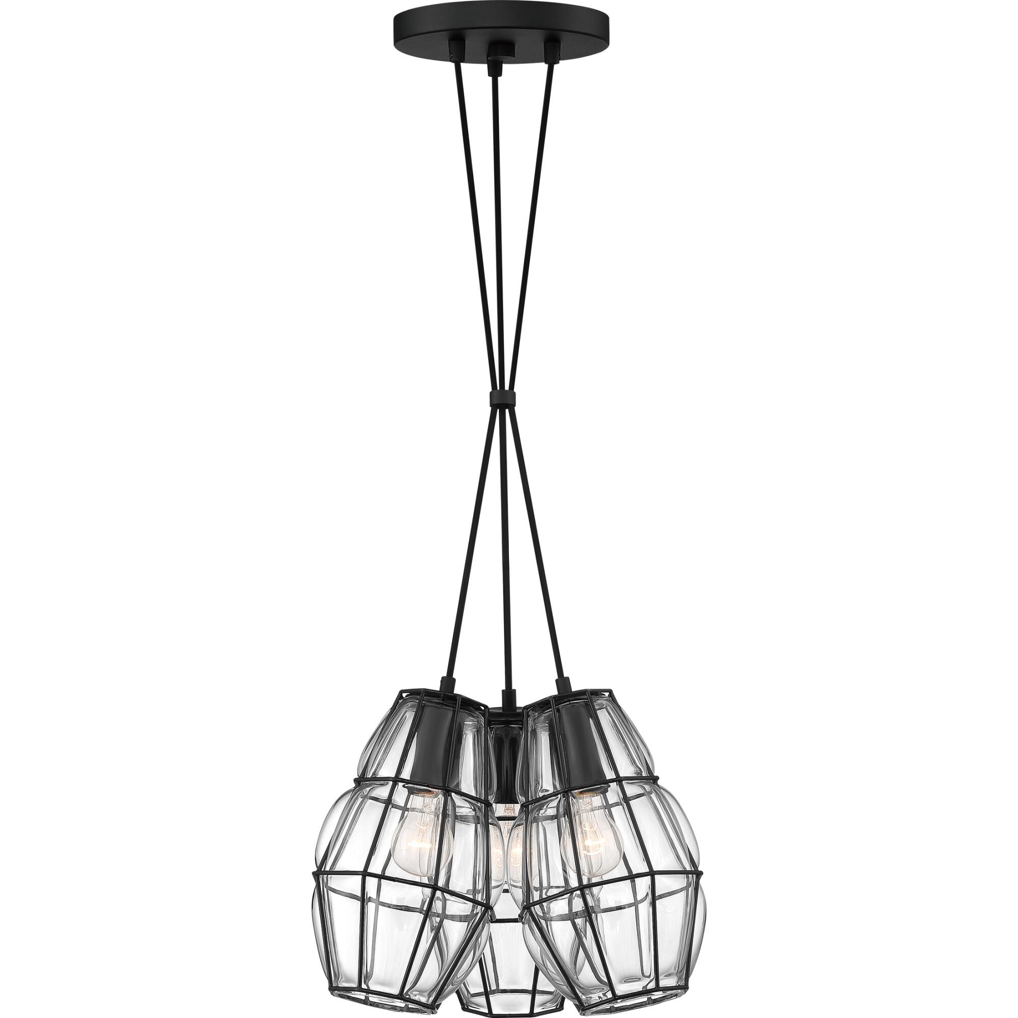 17 Inch 3 Light Multi Light Pendant by Quoizel