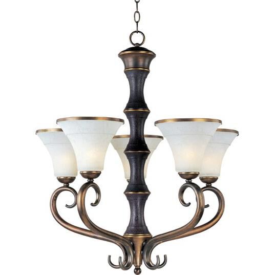 Shown in Newbury Brass finish and Frosted Linchen glass 