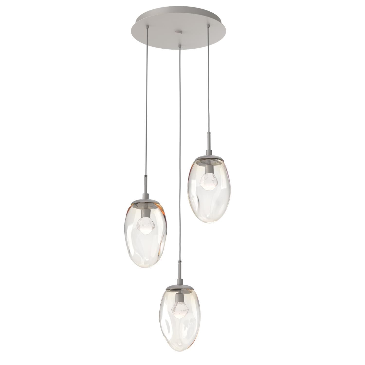Levi Wilson Nebula 22 Inch 3 Light LED Multi Light Pendant by Hammerton Studio