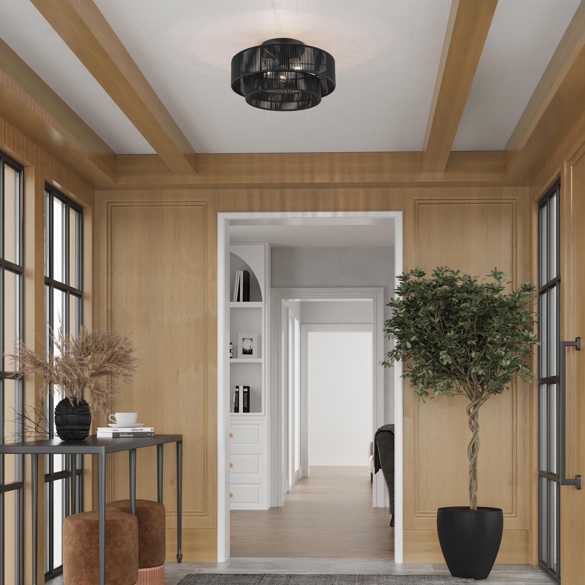 Acordia 18 Inch Semi Flush Mount by Livex Lighting