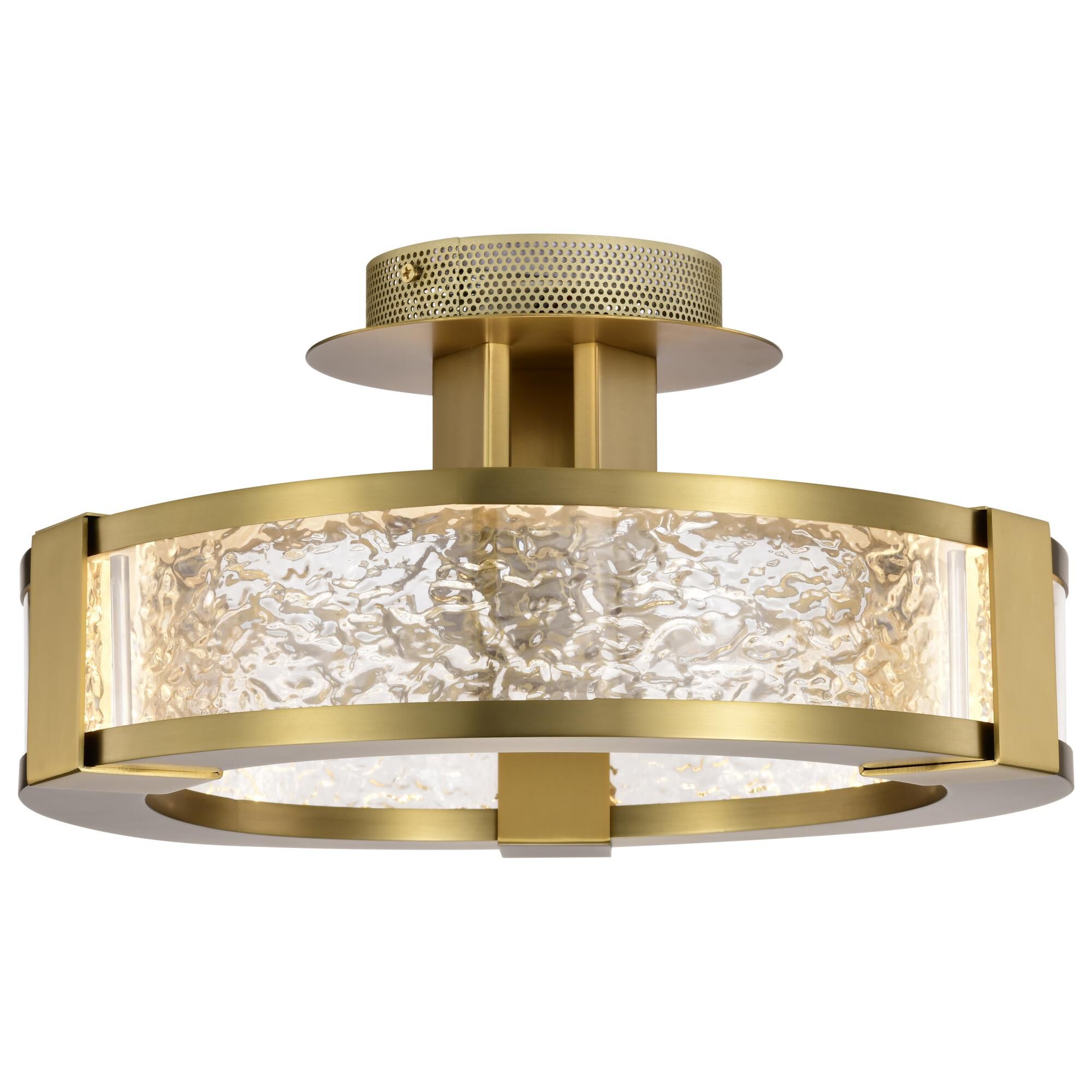 Darrow 14 Inch Semi Flush Mount by Nuvo Lighting