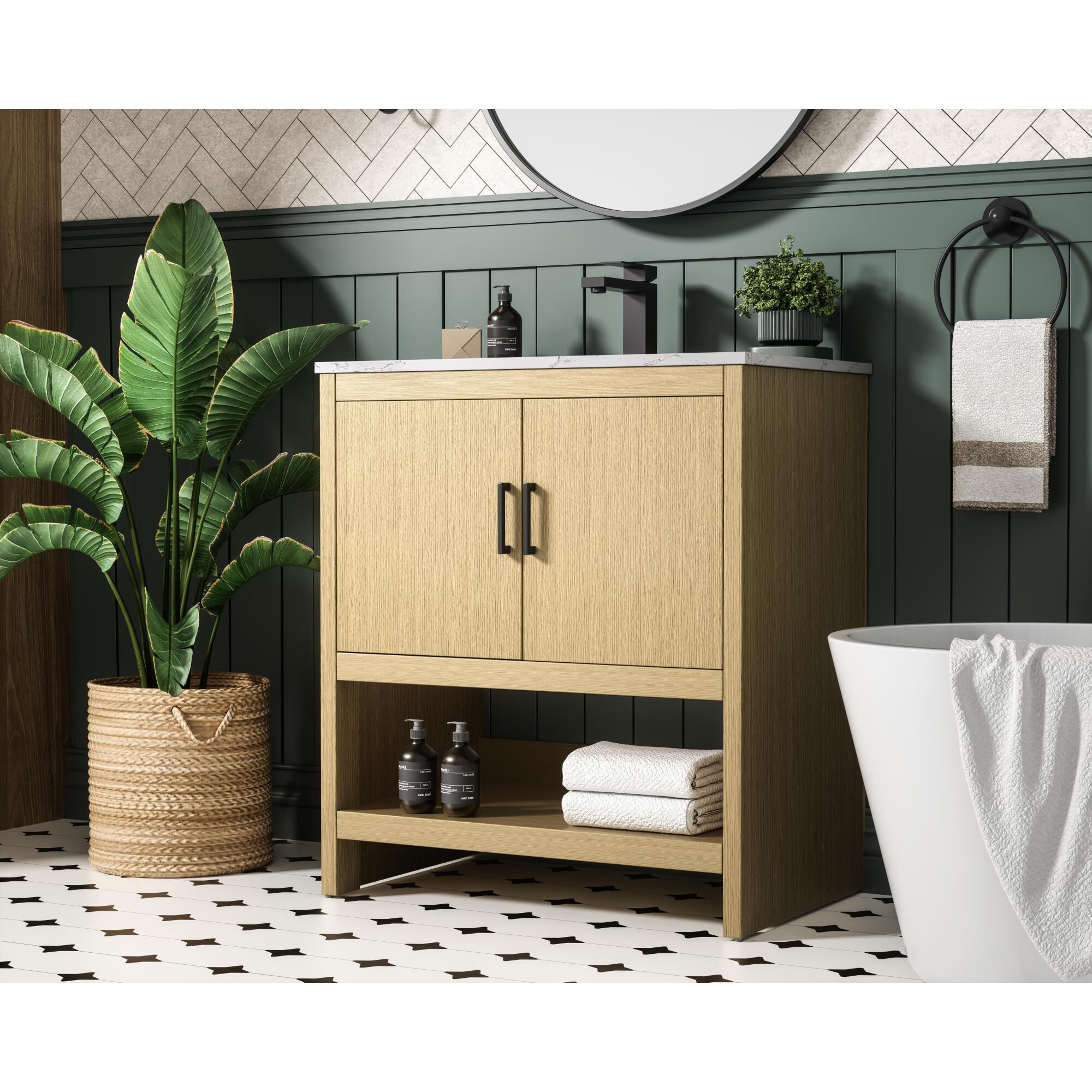 Shown in Honey Brown finish