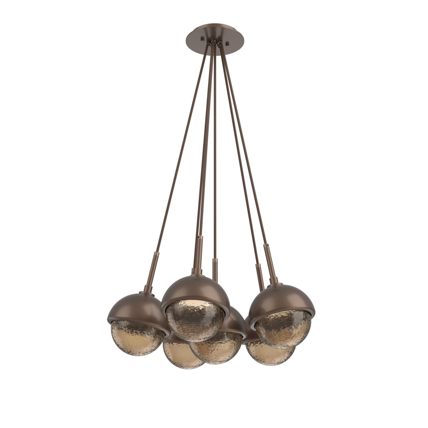 Shown in Burnished Bronze finish and Bronze glass and Metal Shade Matching Finish accent
