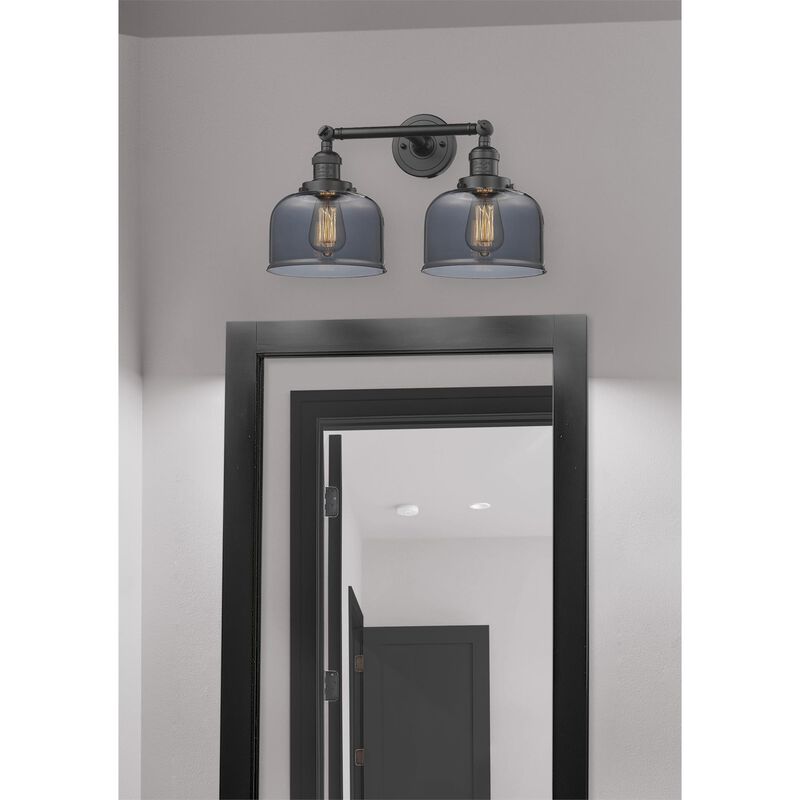 Bruno Marashlian Large Bell 19 Inch 2 Light Bath Vanity Light by Innovations Lighting