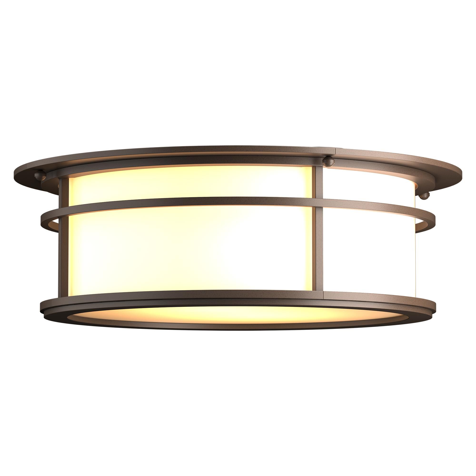 Shown in Coastal Bronze finish and Opal  glass