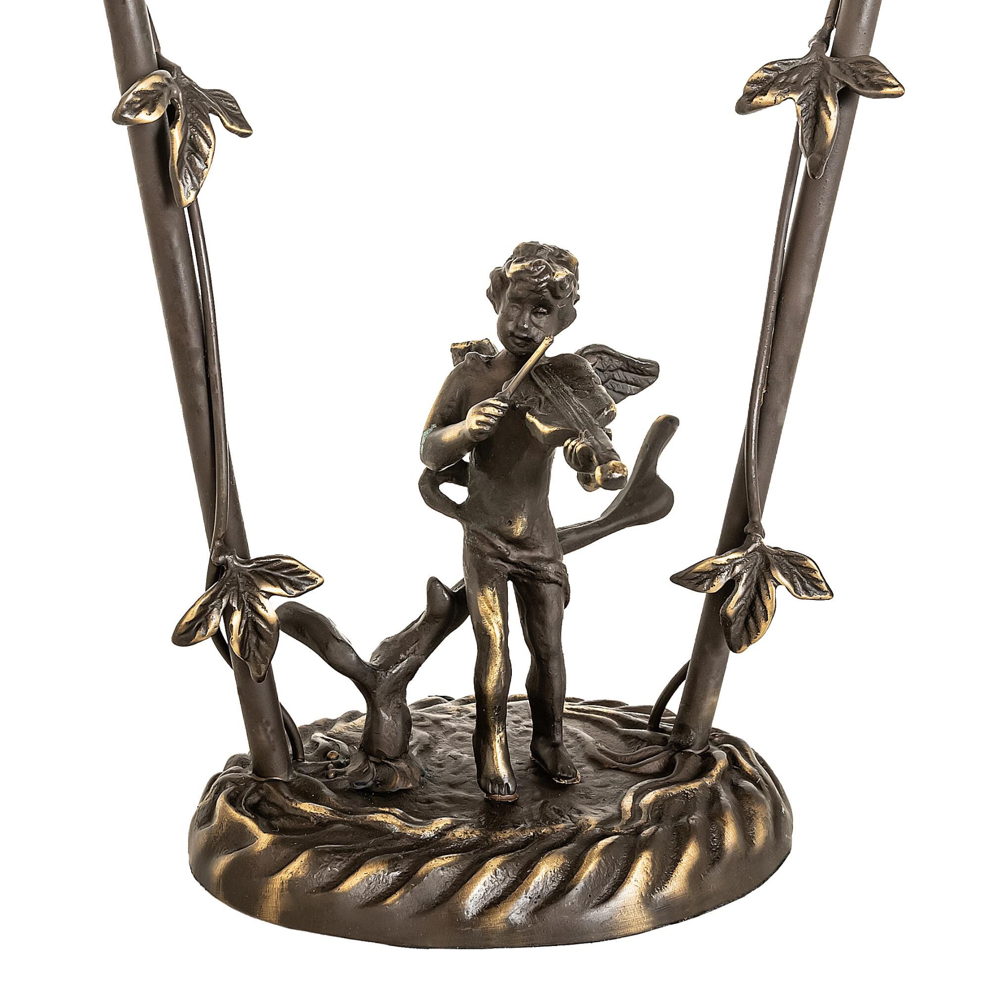 Shown in Antique Finish;Antique Brass finish and Blue glass