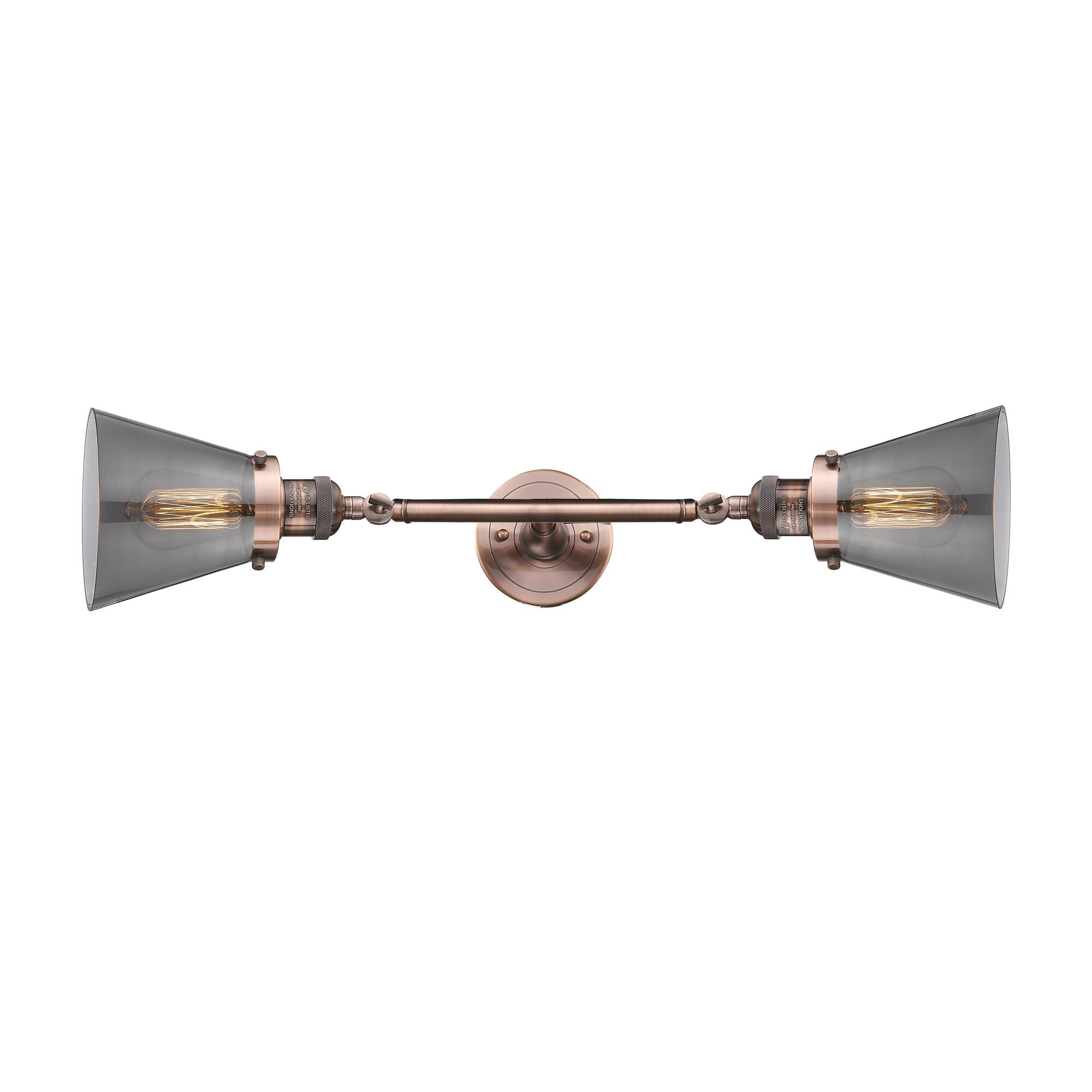 Bruno Marashlian Small Cone 23 Inch 2 Light LED Bath Vanity Light by Innovations Lighting