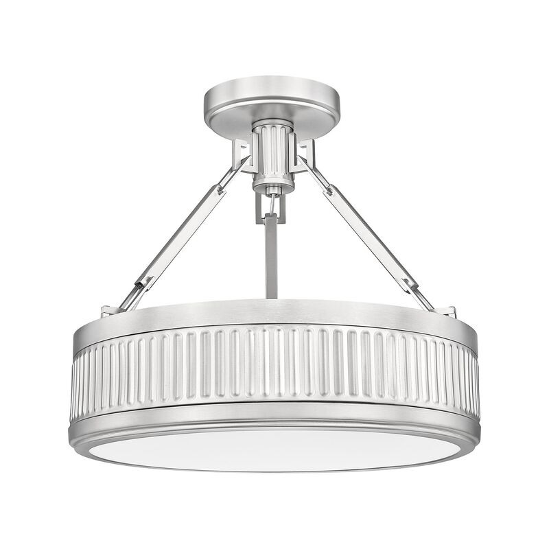 Quinn 15 Inch Semi Flush Mount by Z-Lite
