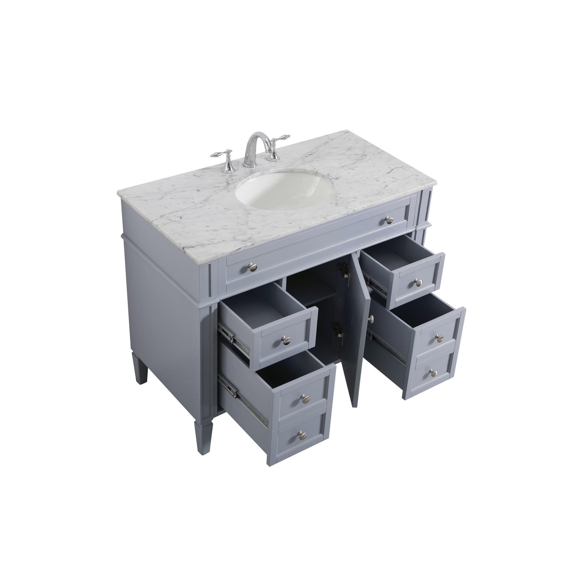 Shown in Grey finish