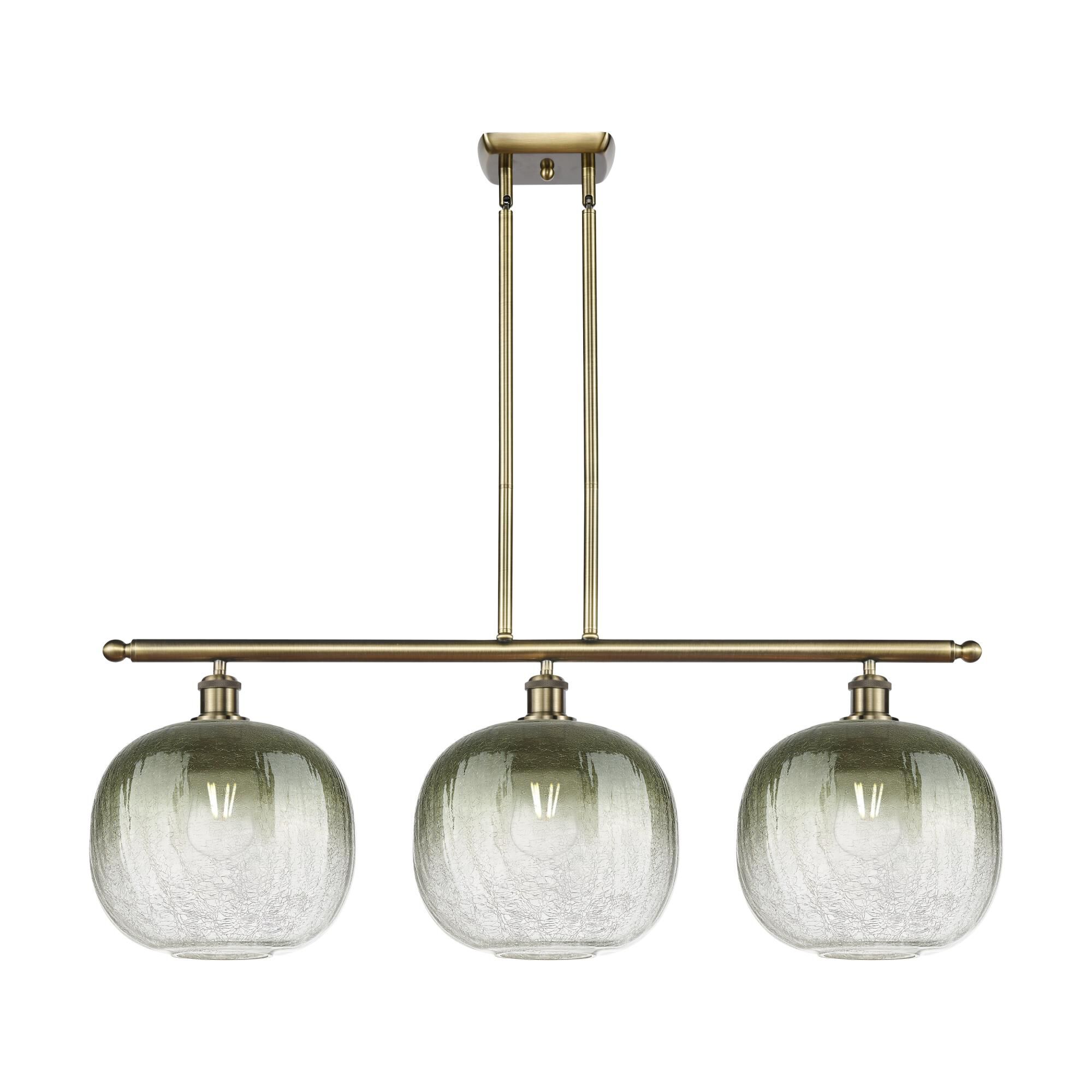 Bruno Marashlian Brookhaven Sphere 37 Inch Linear Suspension Light by Innovations Lighting