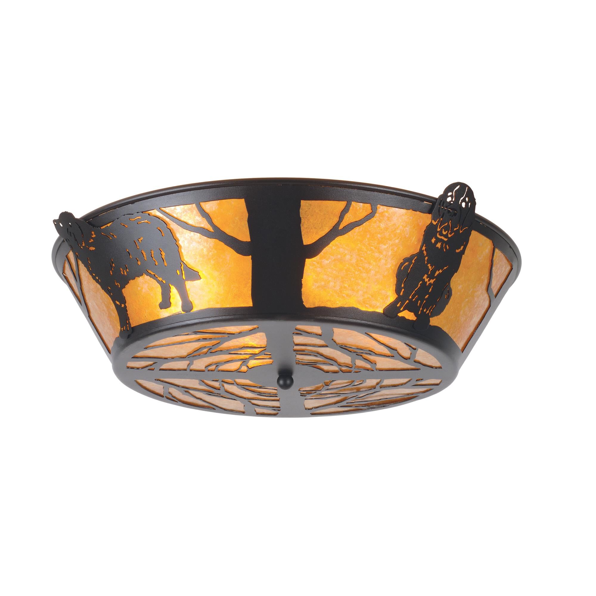 Big Dogs 23 Inch 4 Light Flush Mount by Meyda Lighting