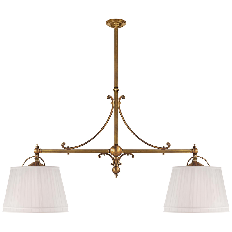 Chapman & Myers Sloane Street Shop Light 54 Inch 4 Light Linear Suspension Light by Visual Comfort Signature Collection