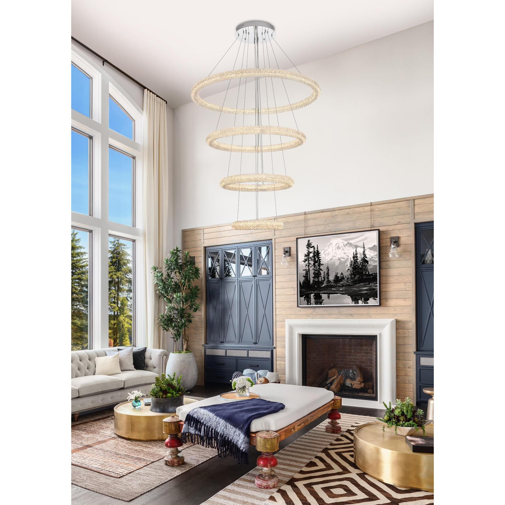 Bowen 42 Inch Chandelier by Elegant Lighting