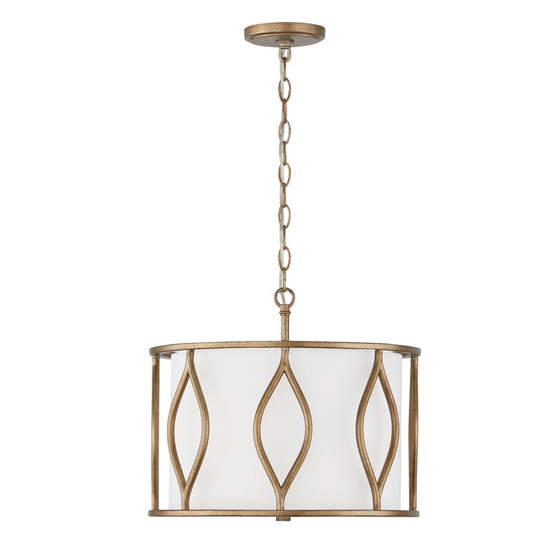 Cohen 16 Inch 3 Light Semi Flush Mount by Capital Lighting Fixture Company