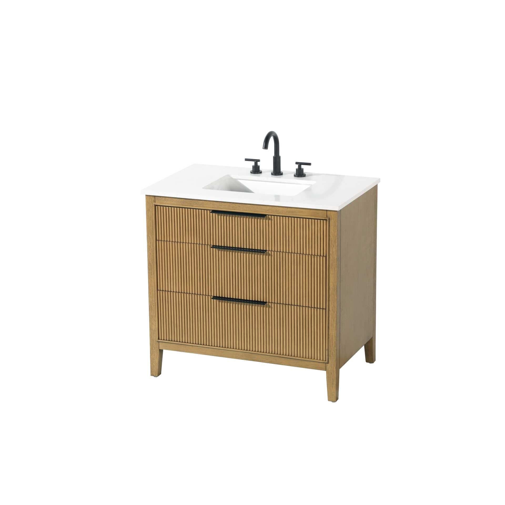 Langston 36 Inch Bath Vanity by Elegant Decor