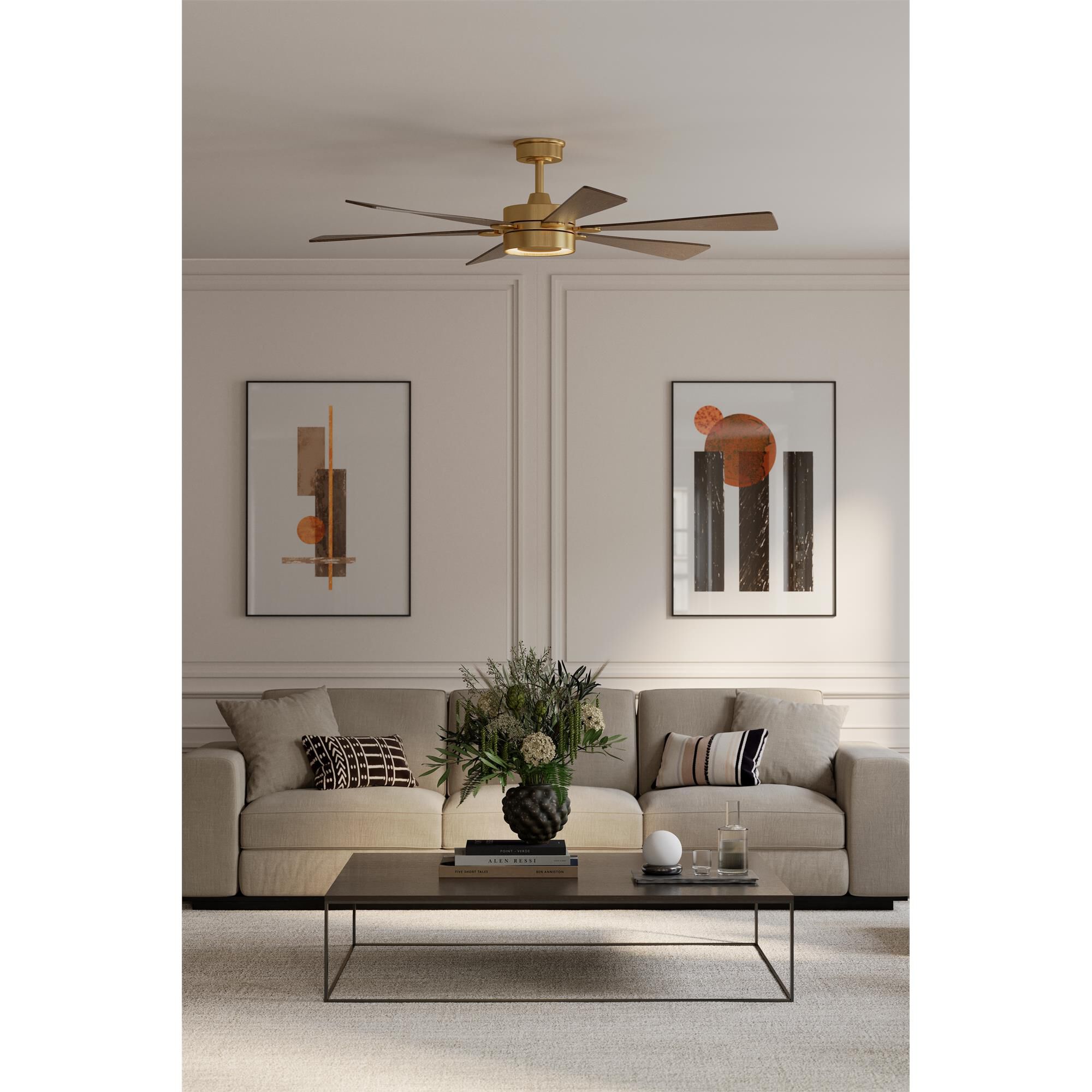 Shown in Heritage Brass finish and Etched Lens glass