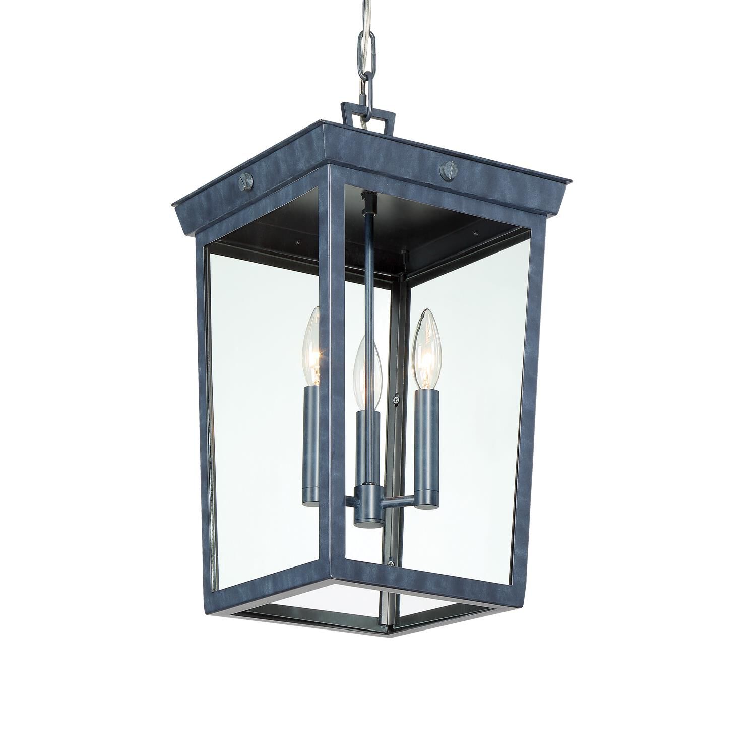 Belmont 18 Inch Tall 3 Light Outdoor Hanging Lantern by Crystorama