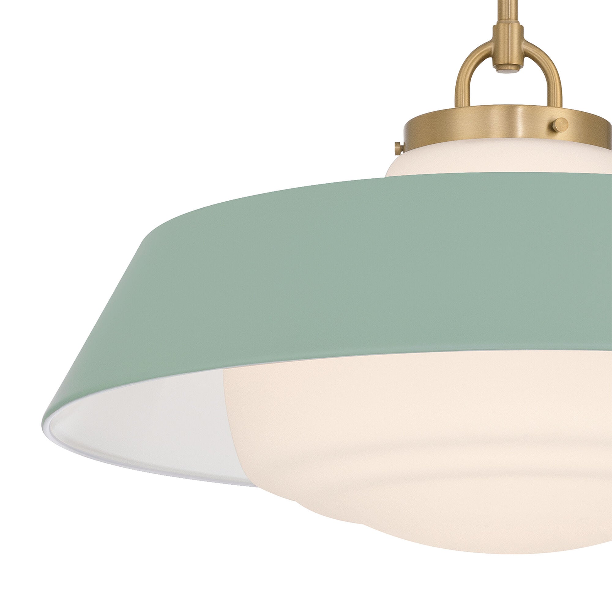 Shown in Vibrant Gold finish and Steel glass and Steel shade
