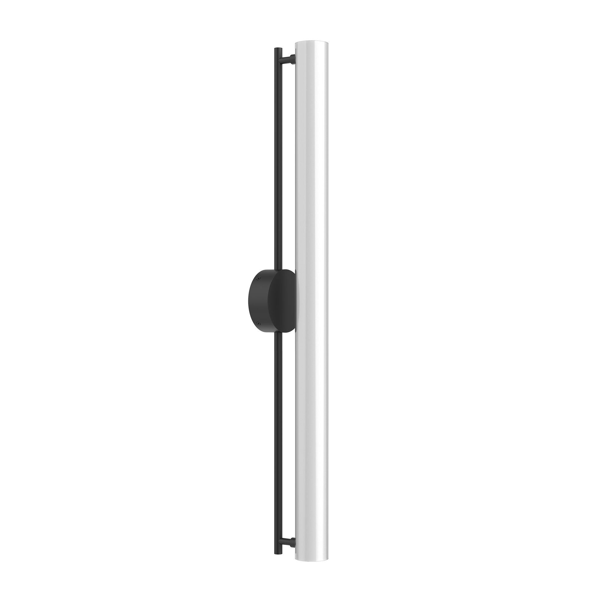 Shown in Black finish and Frosted glass