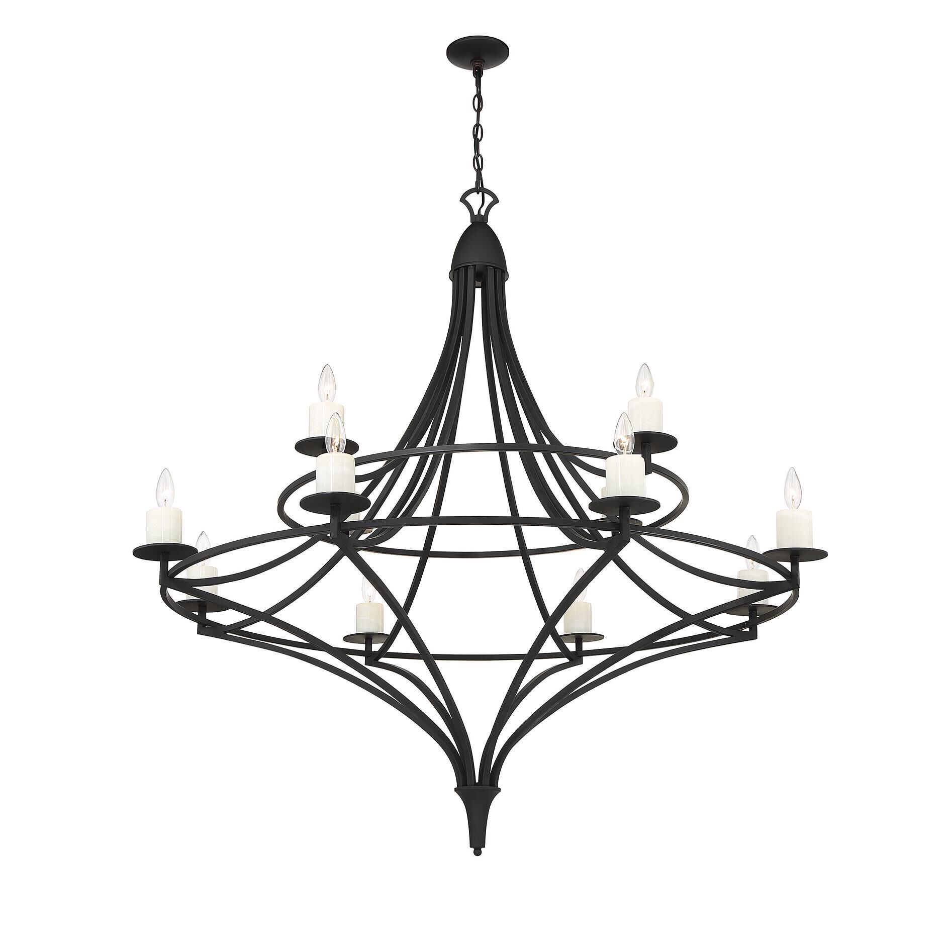 Director 50 Inch 12 Light Chandelier by Savoy House