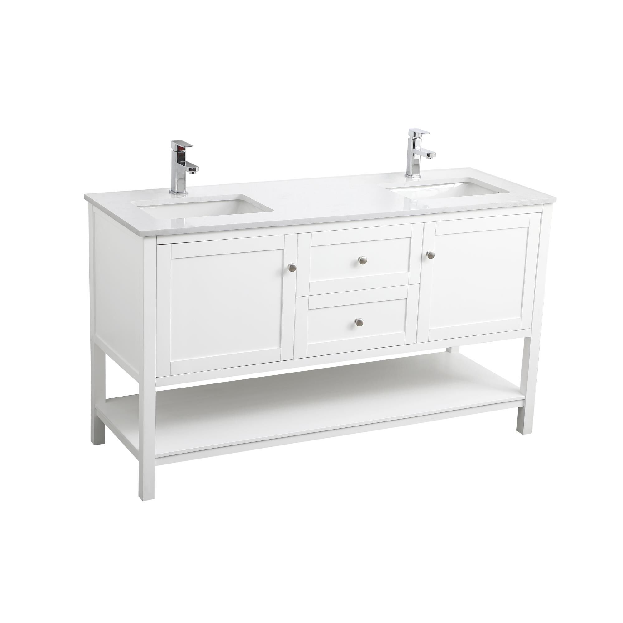 Heath 60 Inch Bath Vanity by Elegant Decor