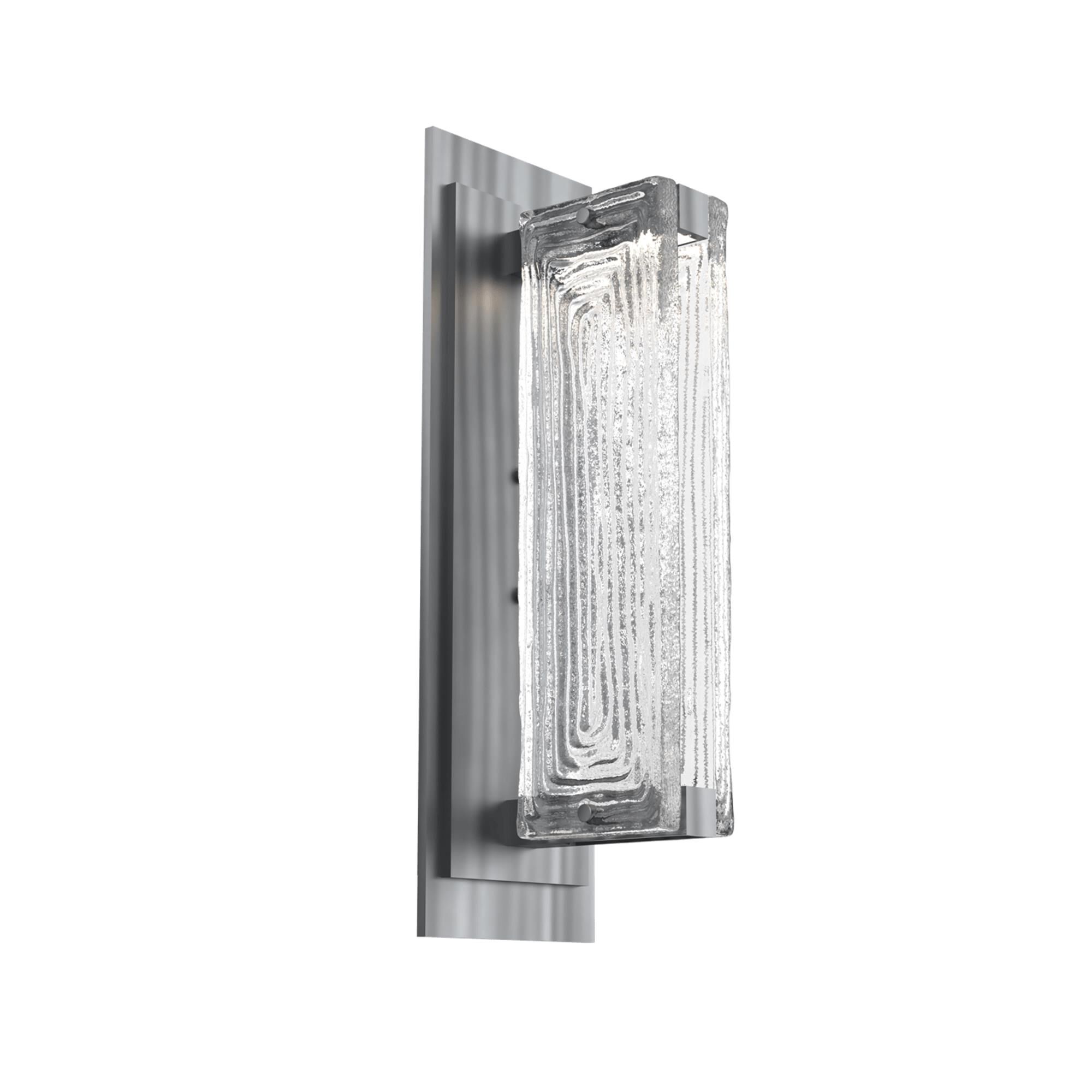 Shown in Gunmetal finish and Linea Cast glass