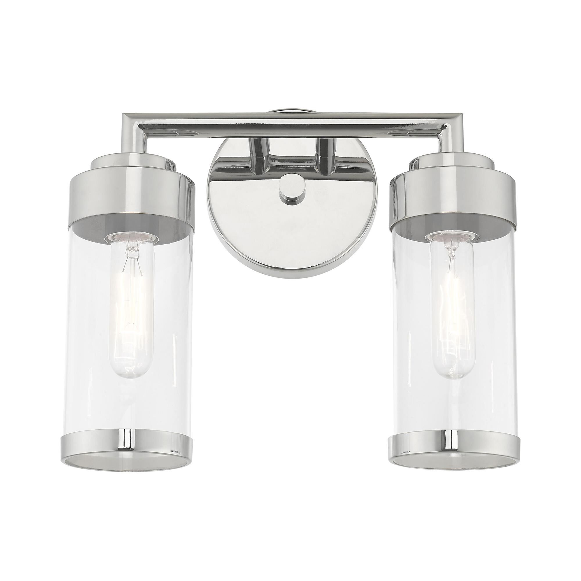 Hillcrest 12 Inch 2 Light Bath Vanity Light by Livex Lighting