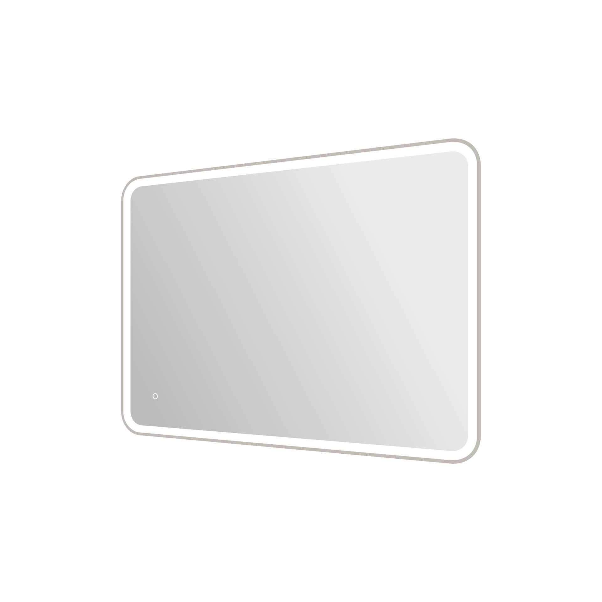 Harmoni 48 Inch Round LED Lighted Mirror by Elegant Decor