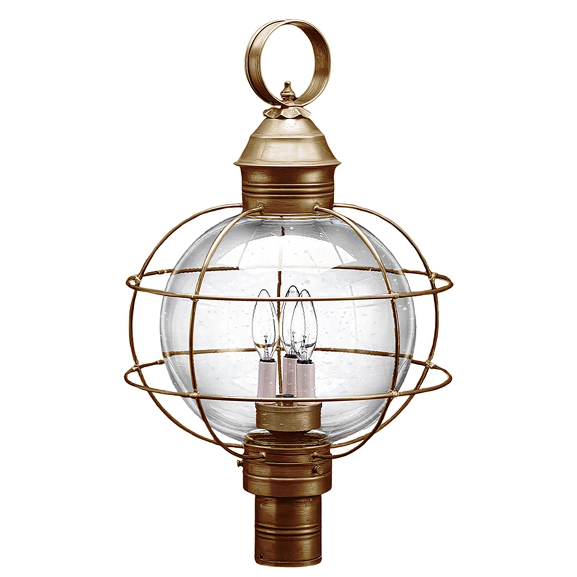Onion 25 Inch 3 Light Outdoor Post Lamp,