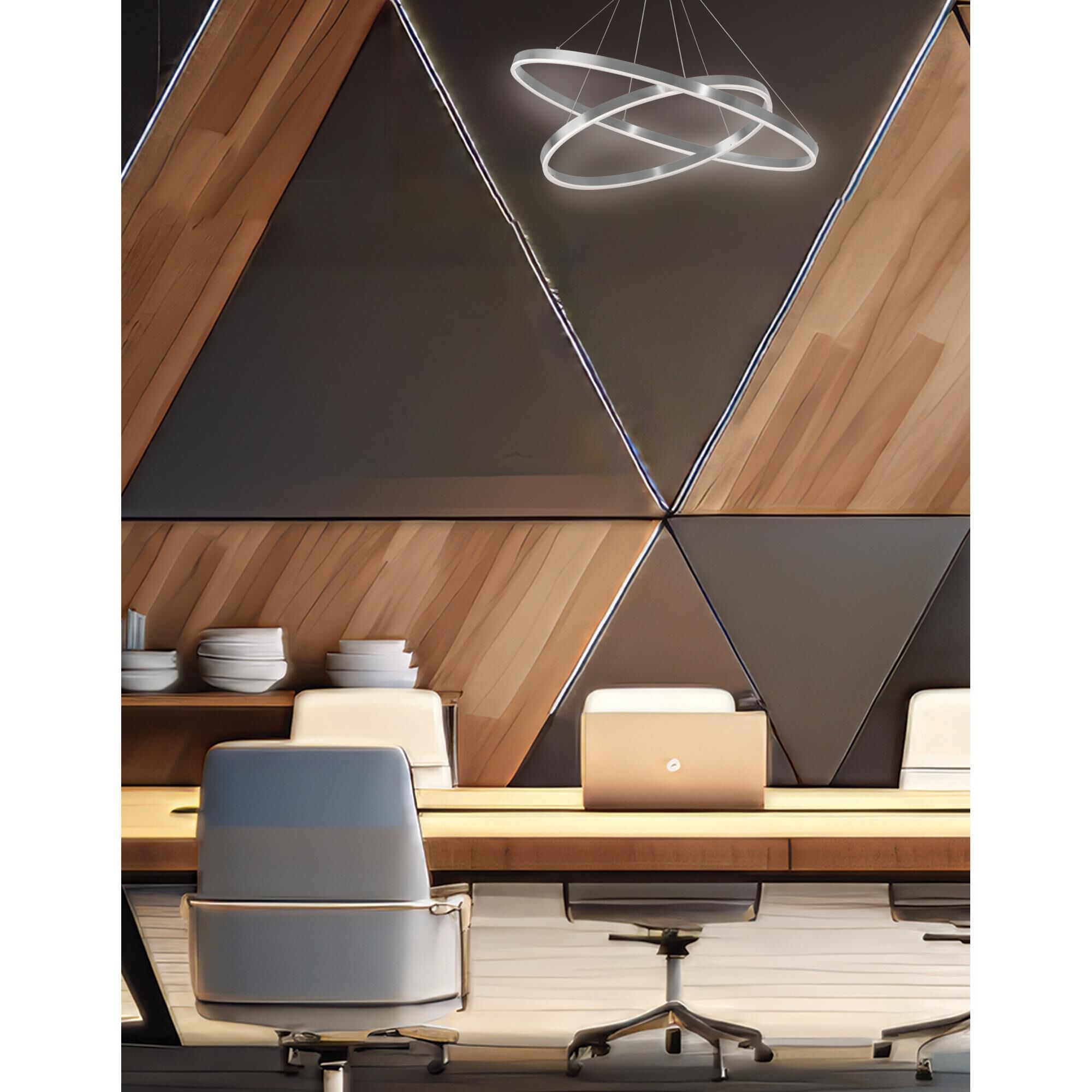 Circulo 32 Inch Chandelier by Dainolite