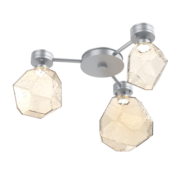 Levi Wilson Gem 24 Inch Semi Flush Mount by Hammerton Studio