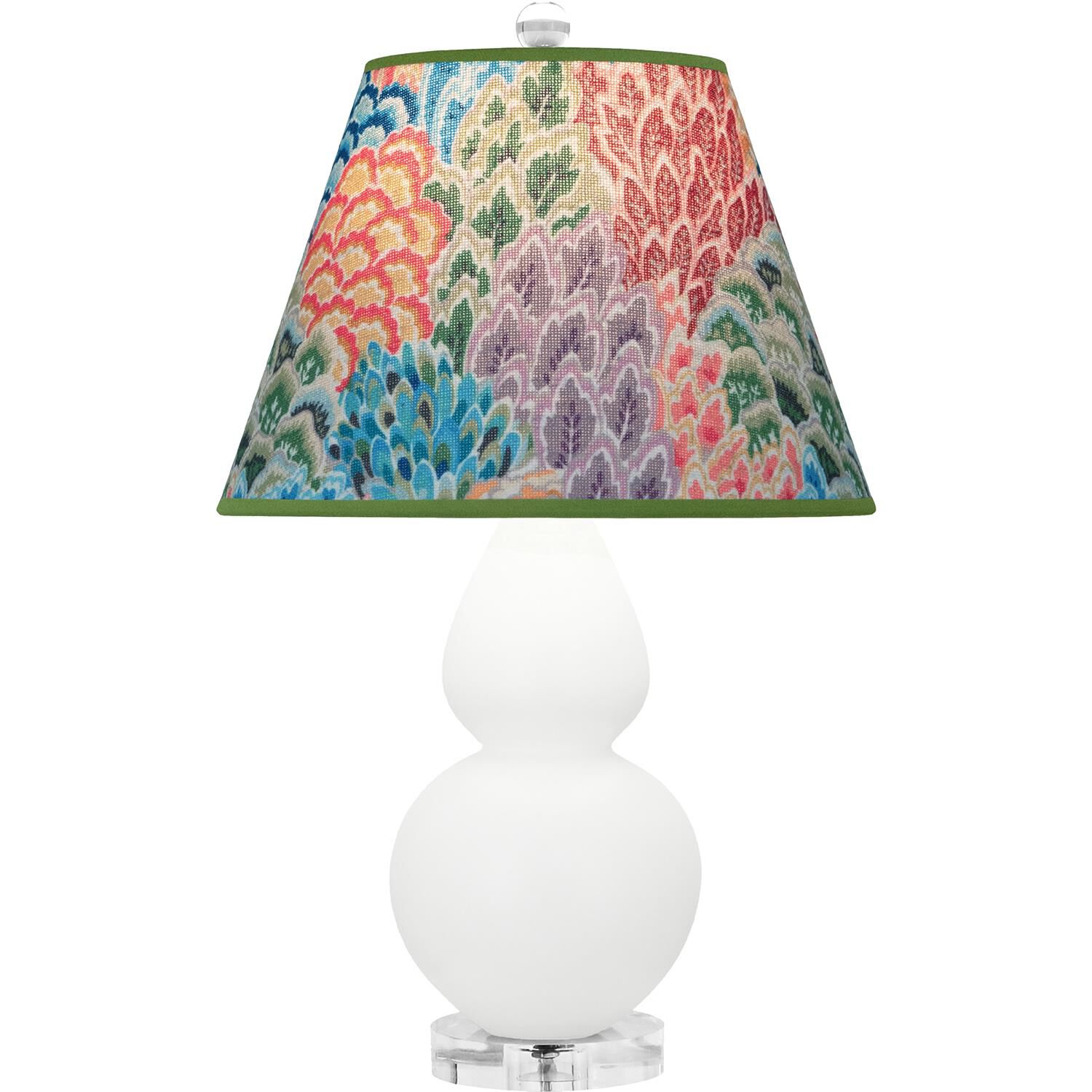 Shown in Matte Daisy finish and Multicolor shade and Lucite accent