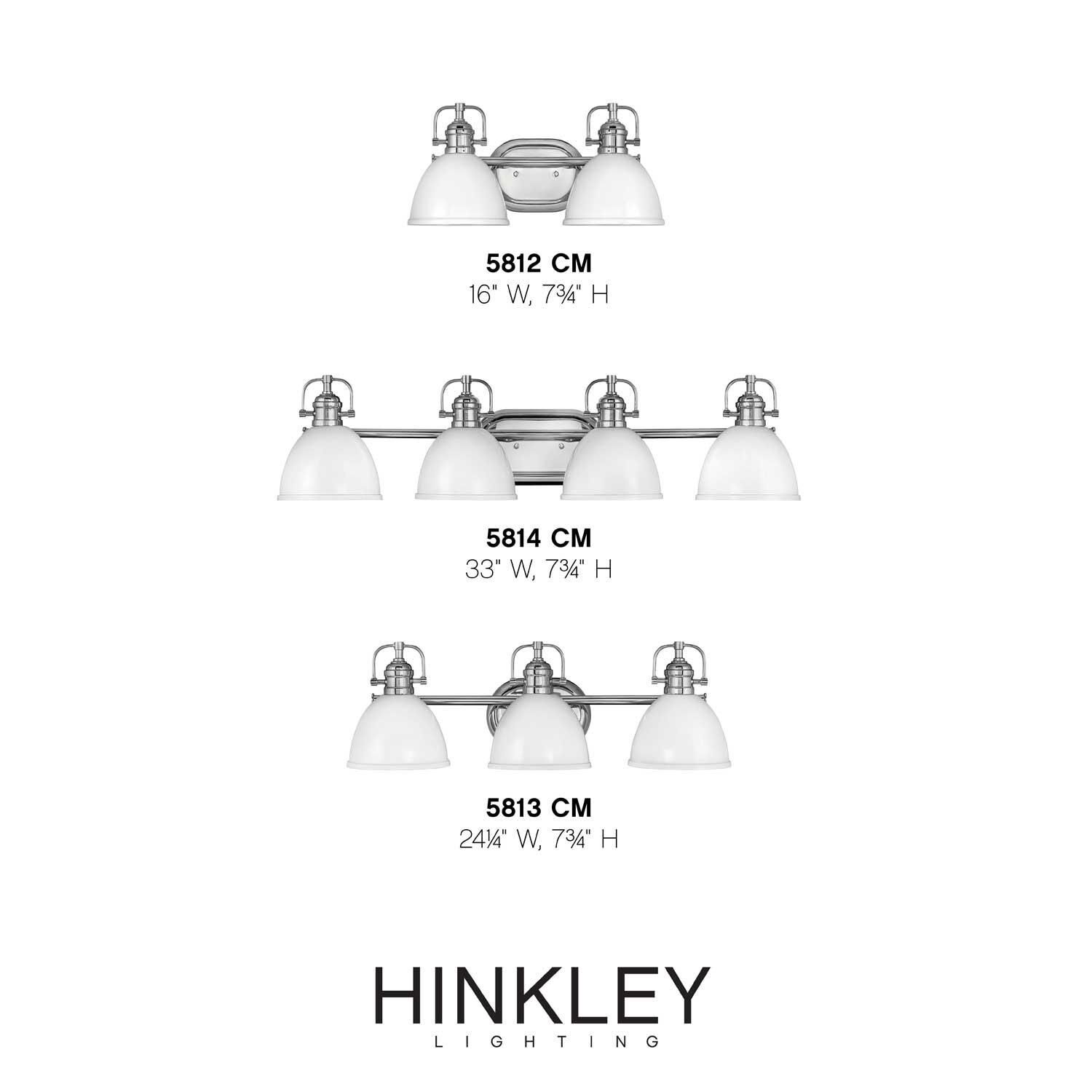 Rowan 33 Inch 4 Light Bath Vanity Light by Hinkley Lighting