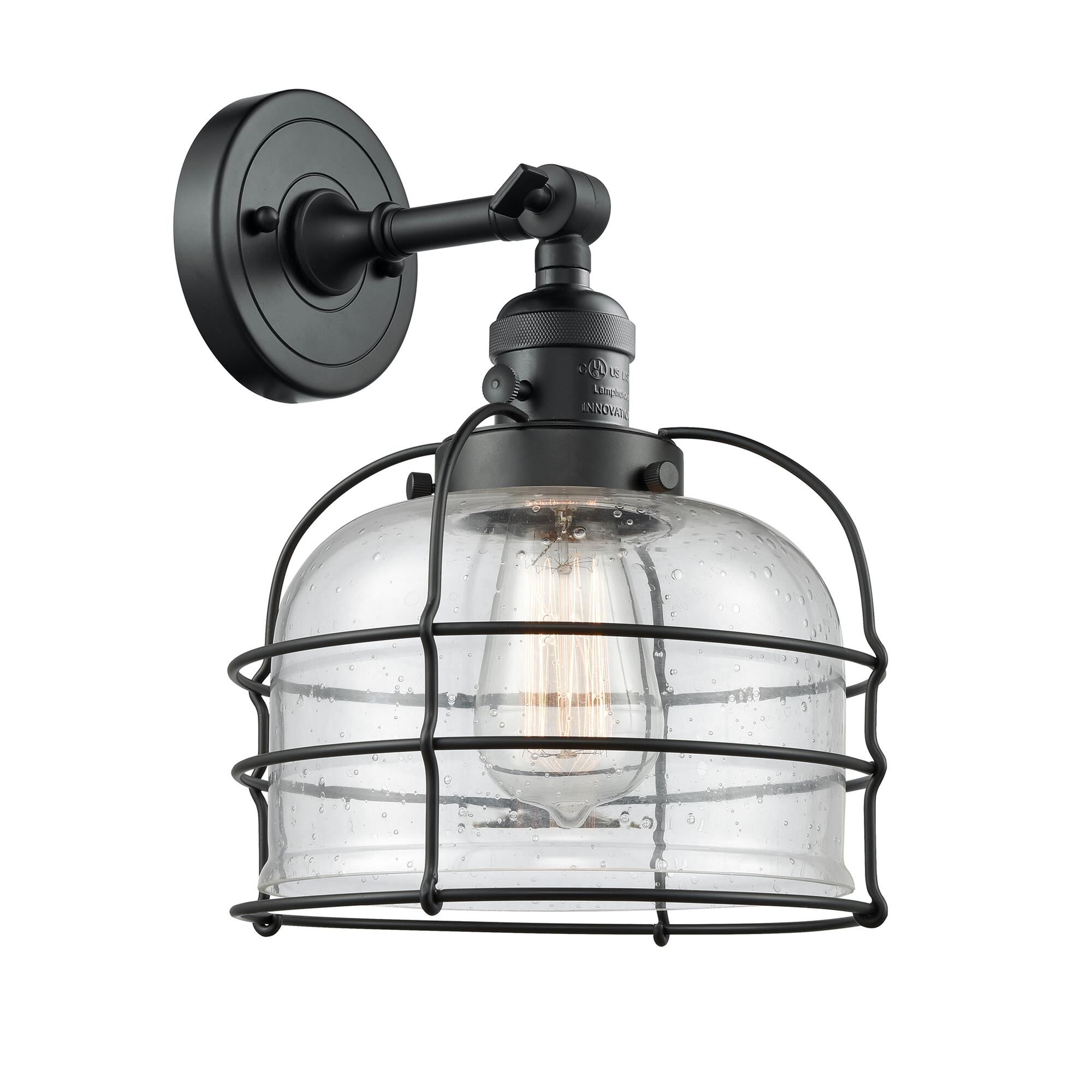 Bruno Marashlian Large Bell Cage 9 Inch Wall Sconce by Innovations Lighting