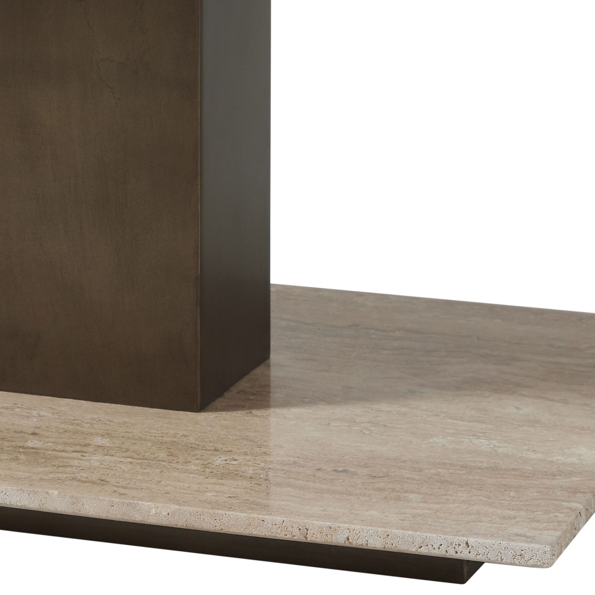 Travertini 22 Inch Accent Table,