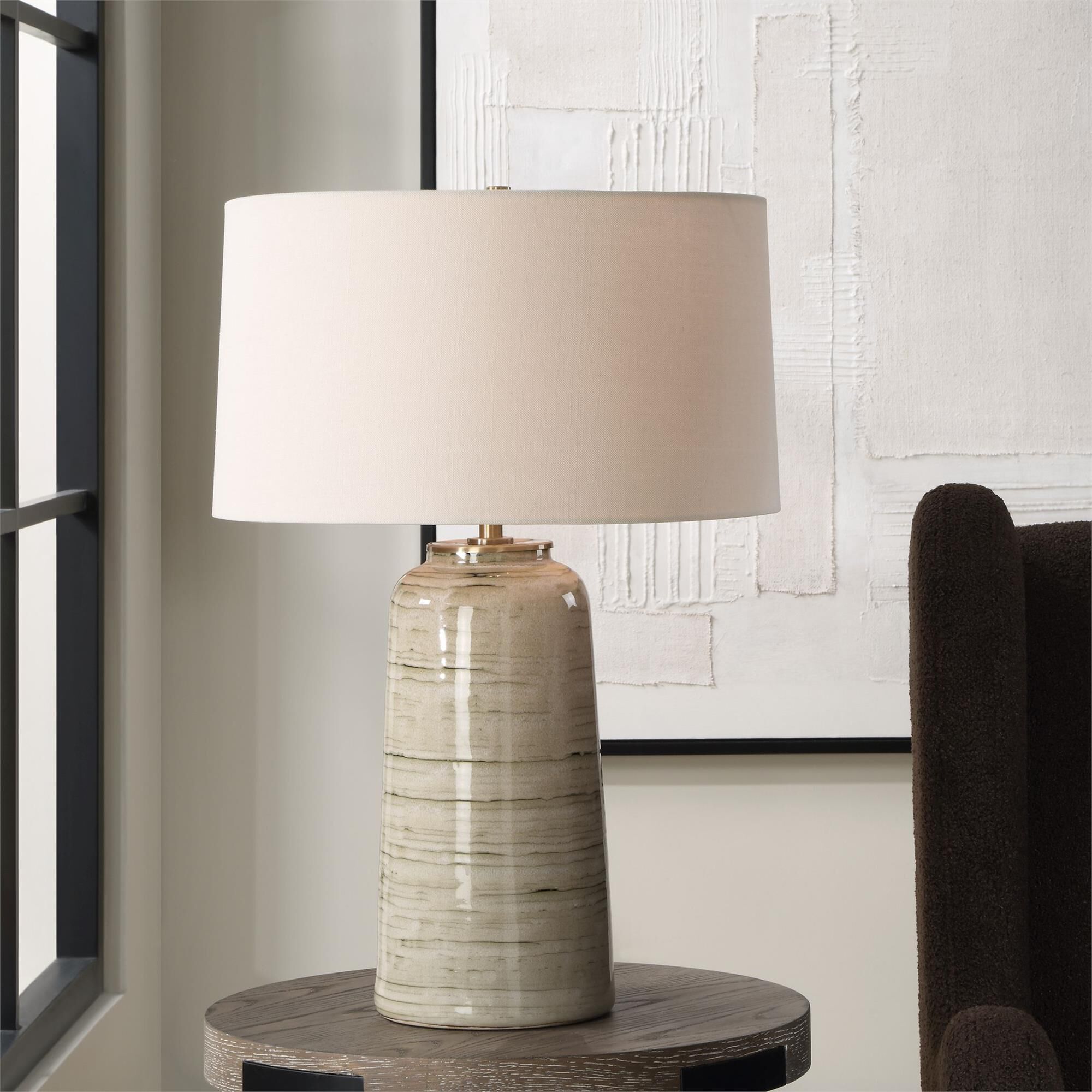 Osvaldo Mendoza Strata 26 Inch Table Lamp by Uttermost
