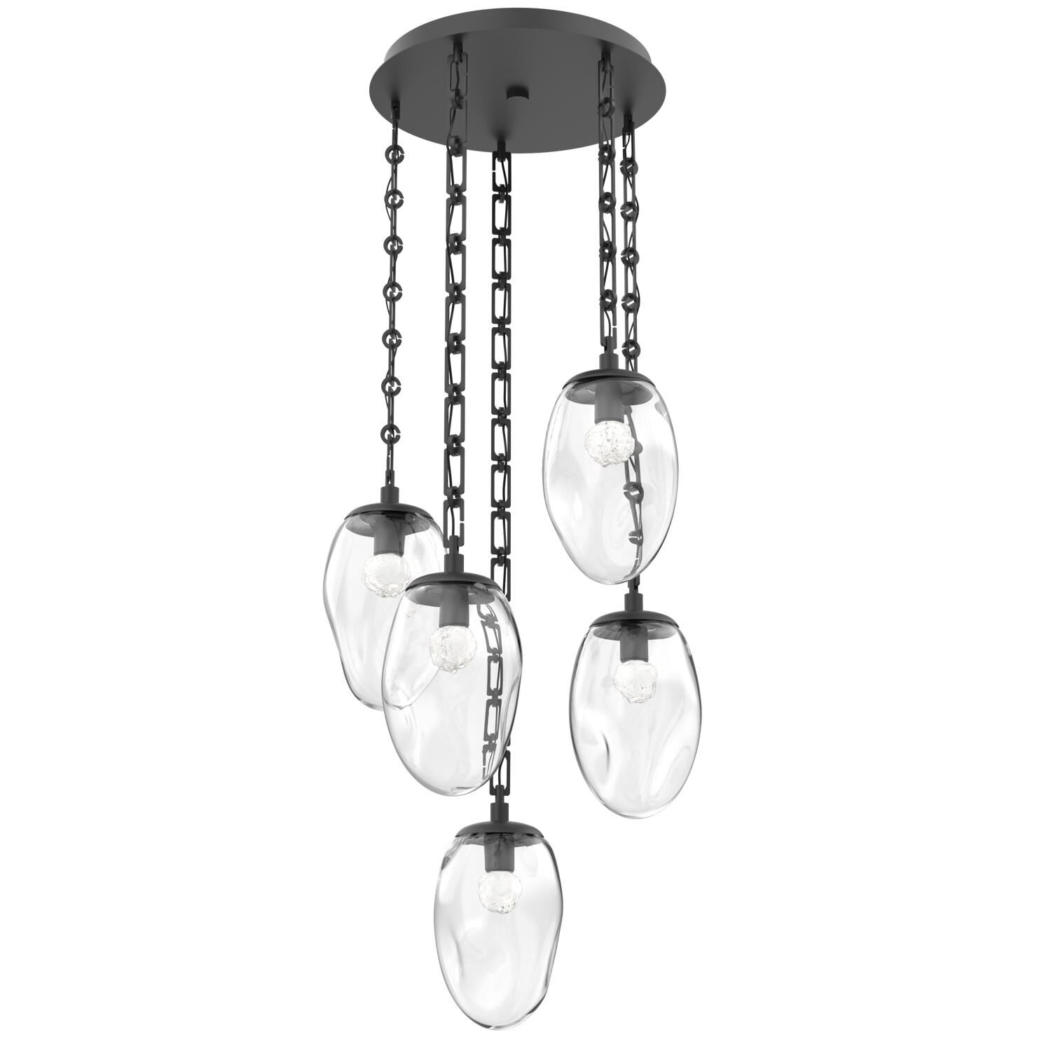 Levi Wilson Meteo Led 22 Inch Multi Light Pendant by Hammerton Studio