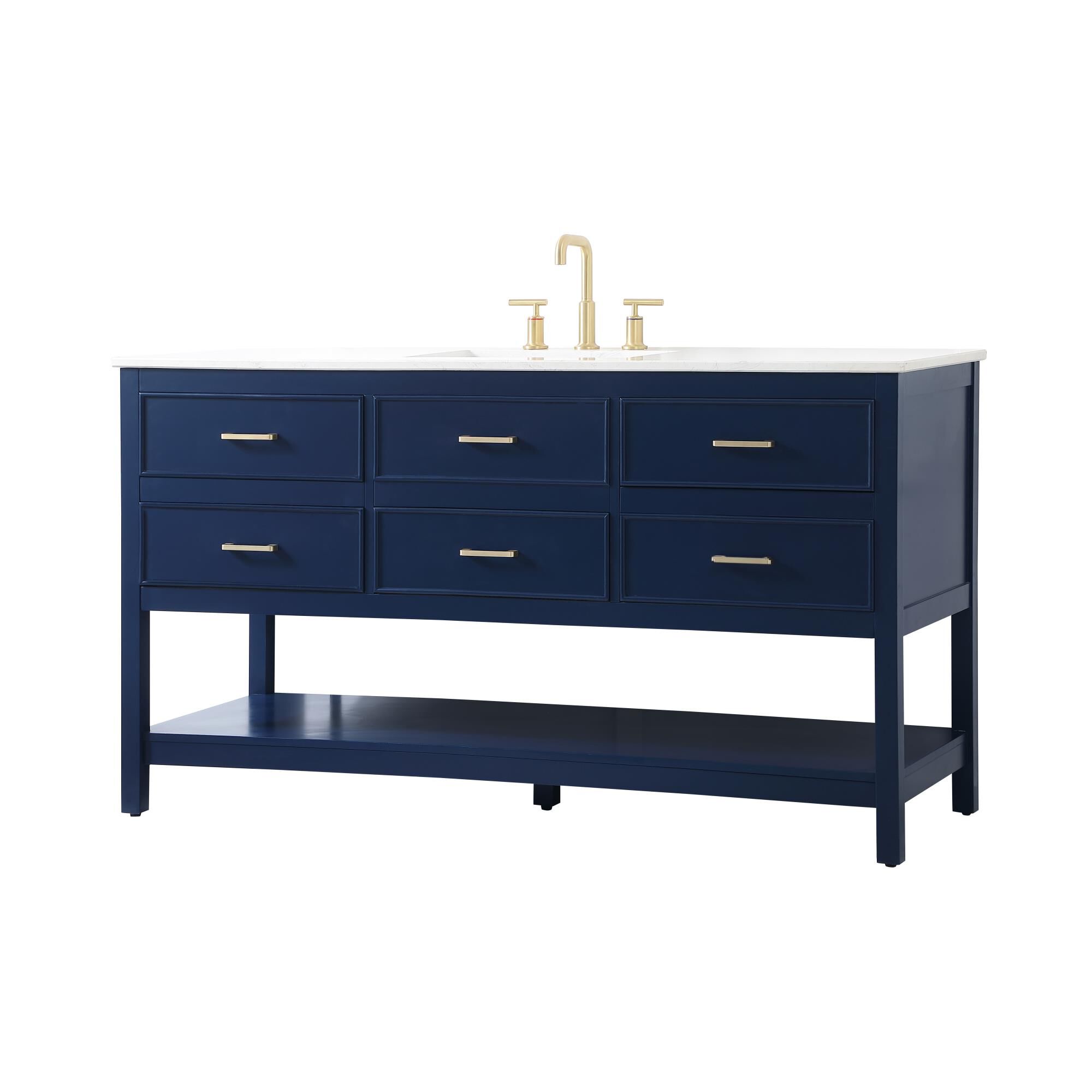 Sinclaire 60 Inch Bath Vanity by Elegant Decor