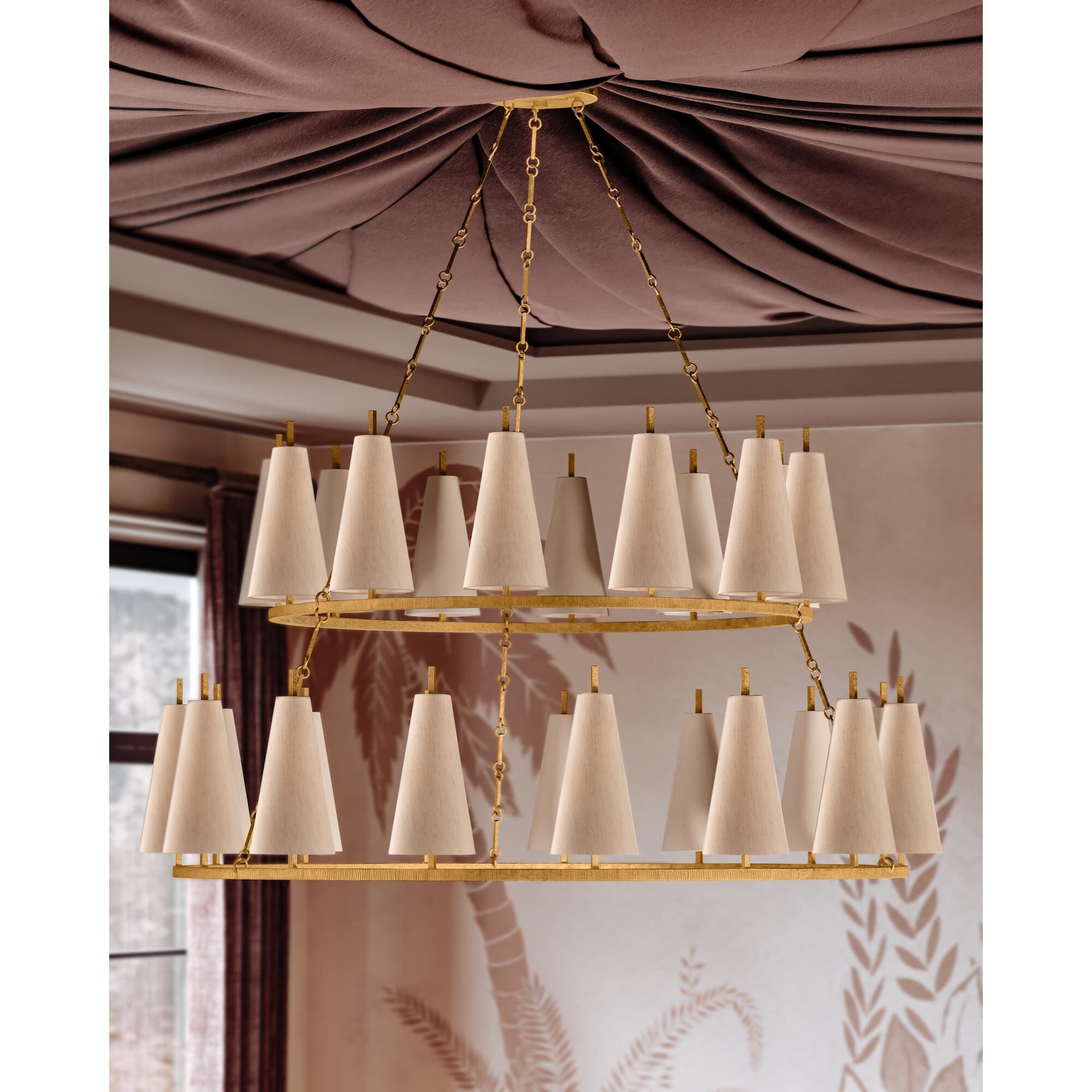 Tirana 55 Inch Chandelier by Corbett Lighting