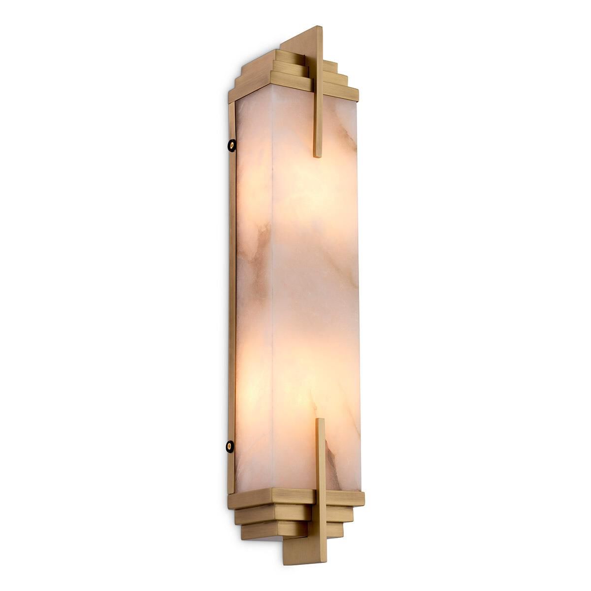 Shown in Antique Brass, Alabaster finish