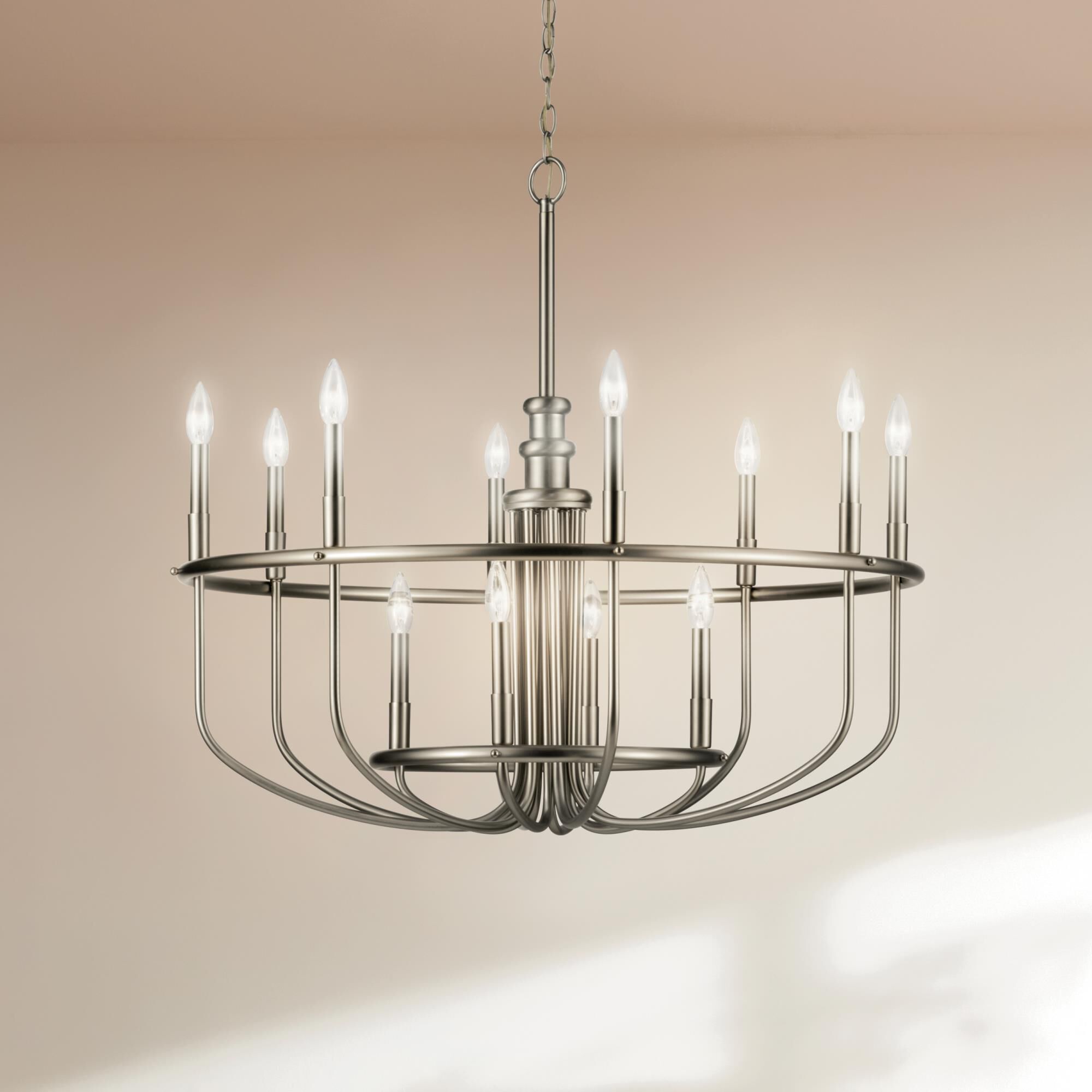 Capitol Hill 34 Inch 12 Light Chandelier by Kichler Lighting