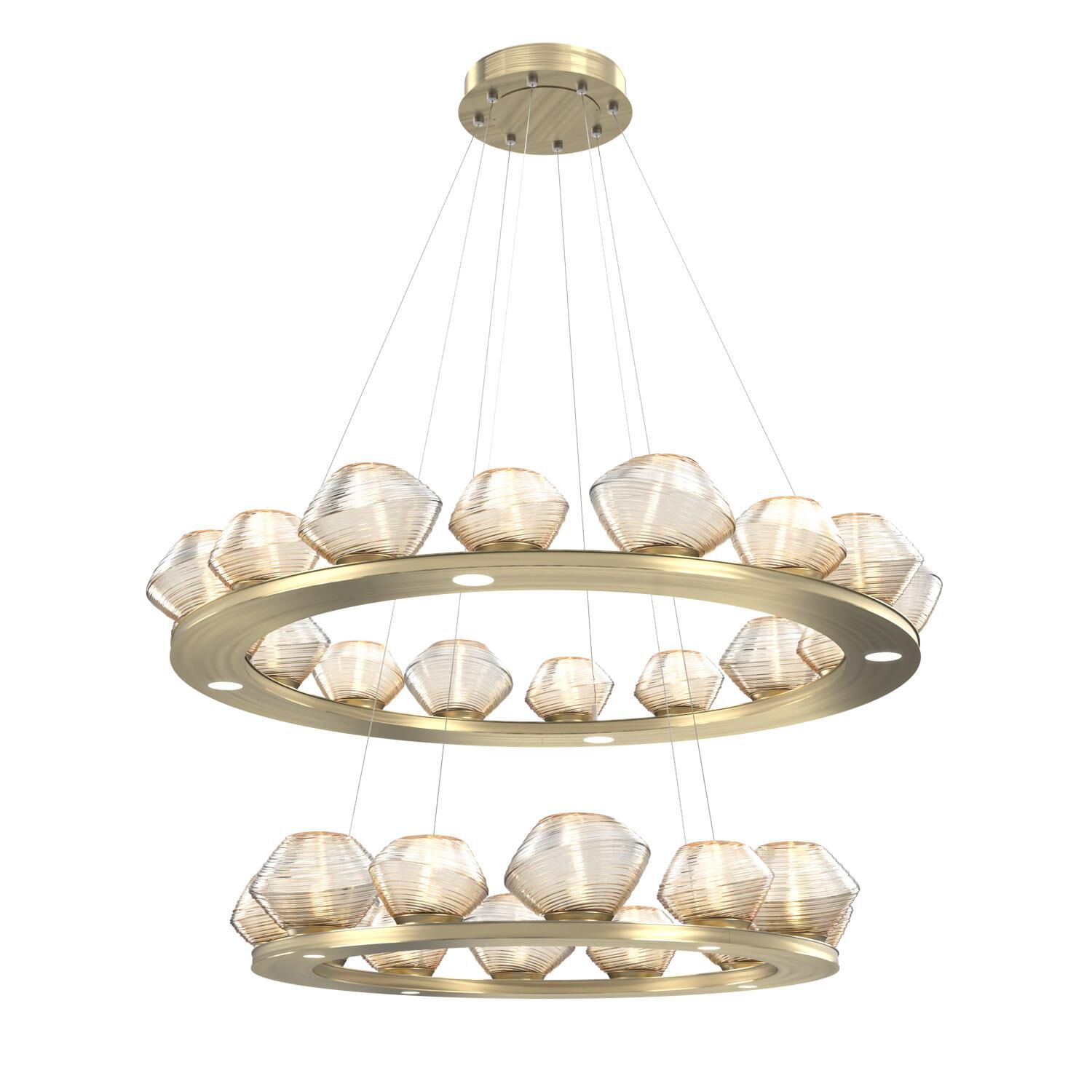Mesa 48 Inch 28 Light LED Chandelier by Hammerton Studio