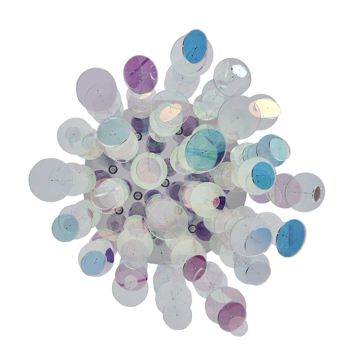 Spettro 36 Inch Multi Light Pendant by Kalco Lighting