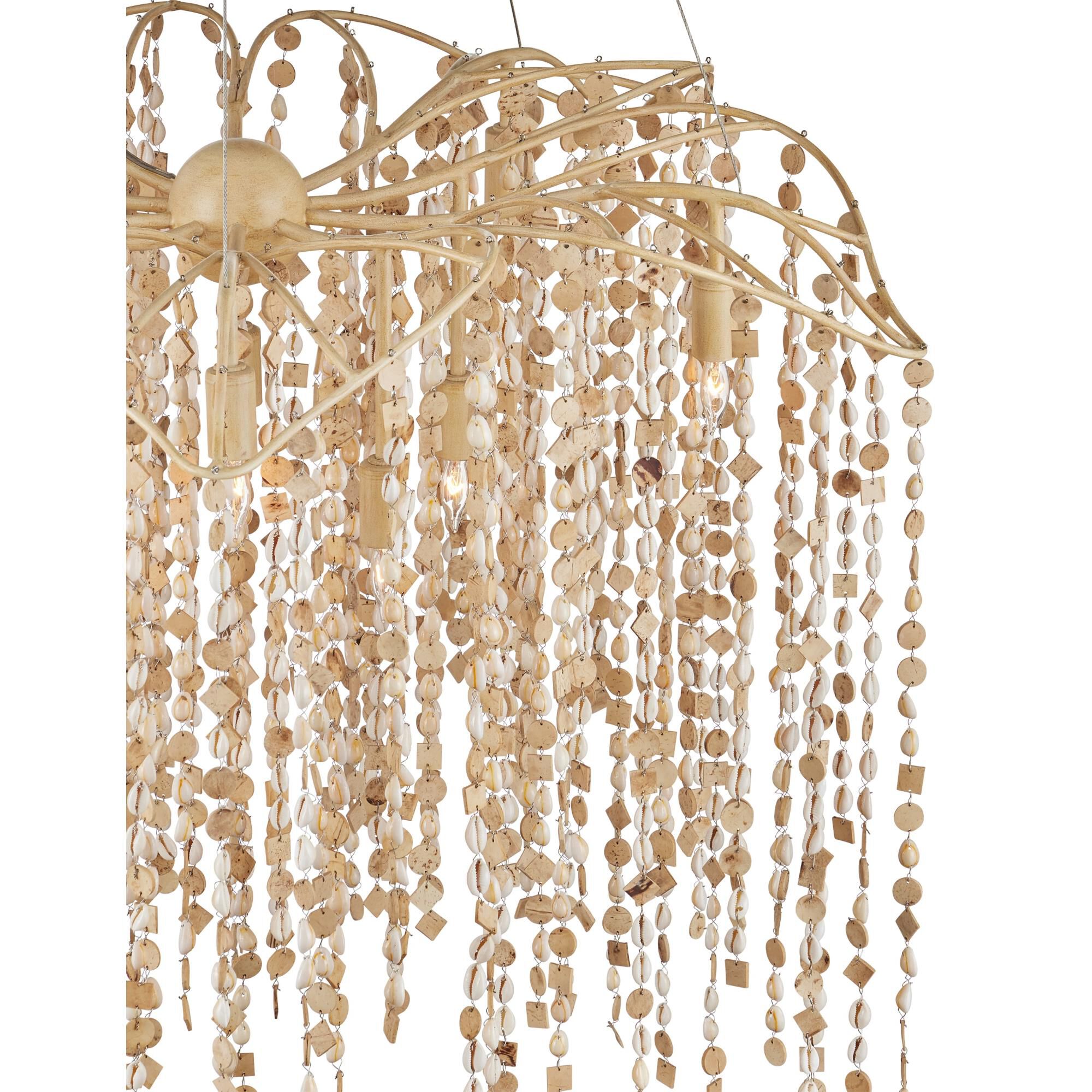 Kealia 36 Inch Chandelier by Currey and Company