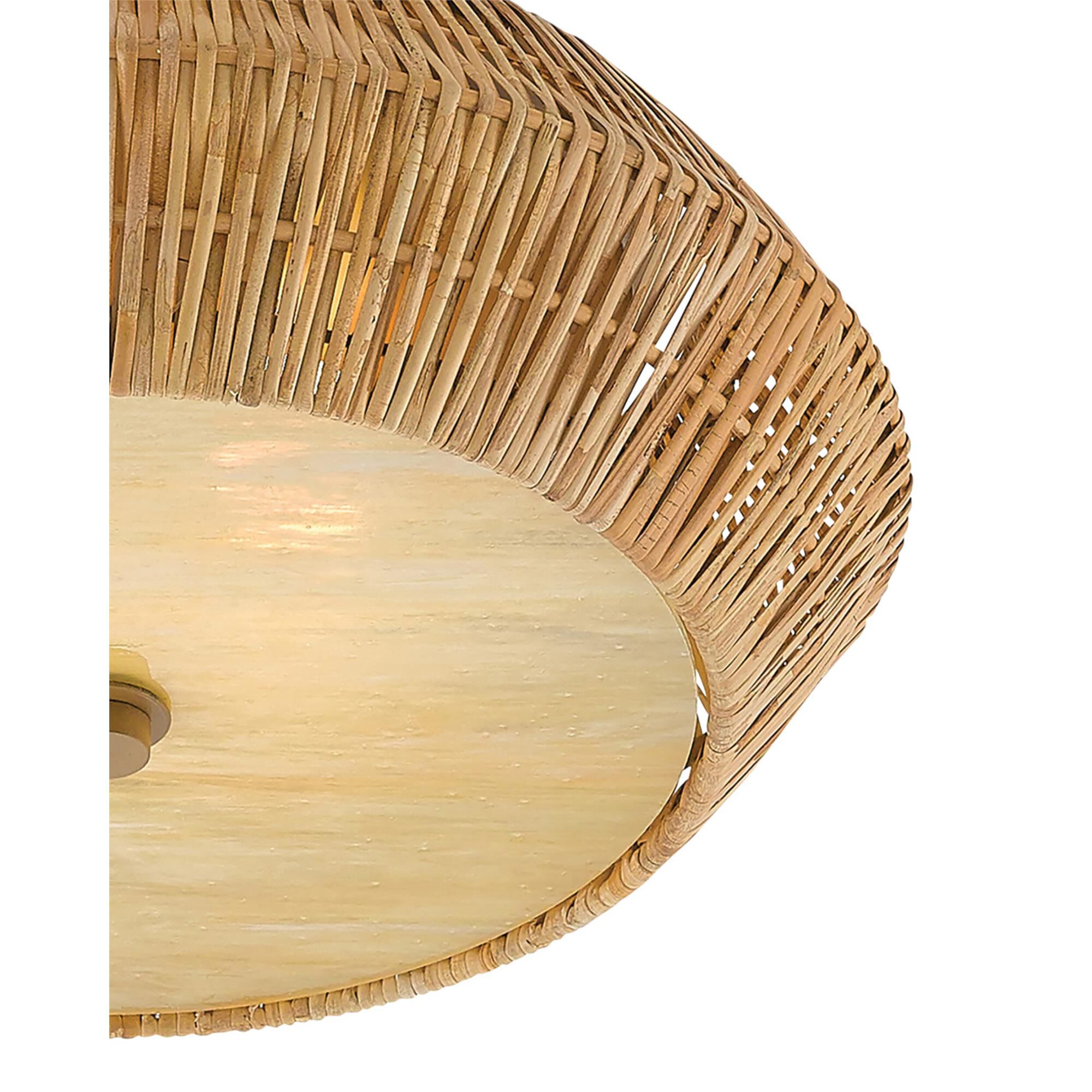 Antibes 18 Inch 2 Light Flush Mount,