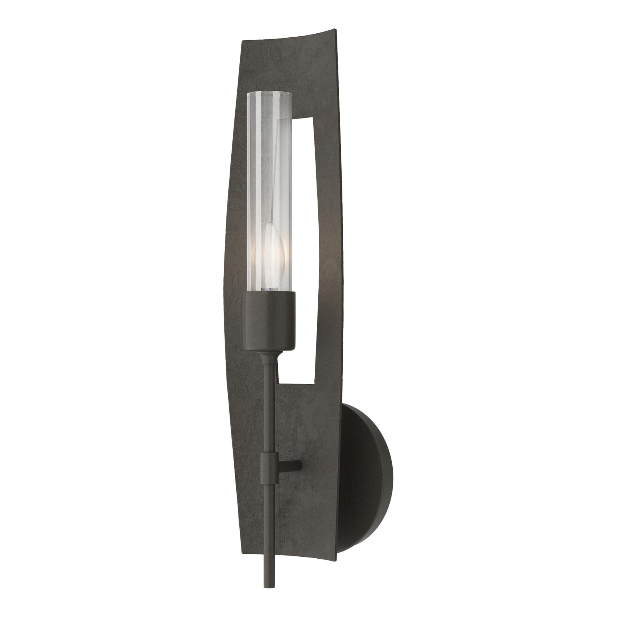 Shown in Dark Smoke finish and Clear glass