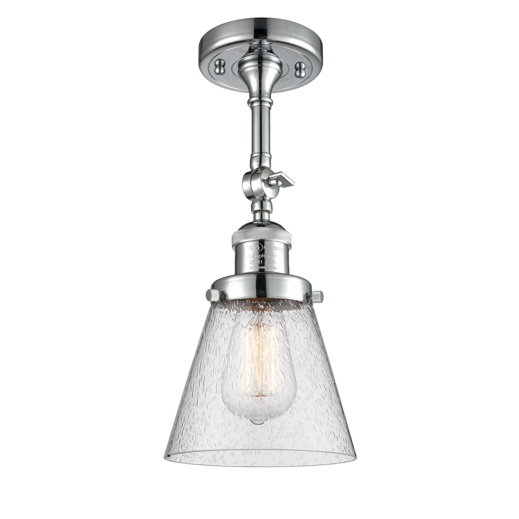 Bruno Marashlian Small Cone 6 Inch 1 Light Semi Flush Mount by Innovations Lighting