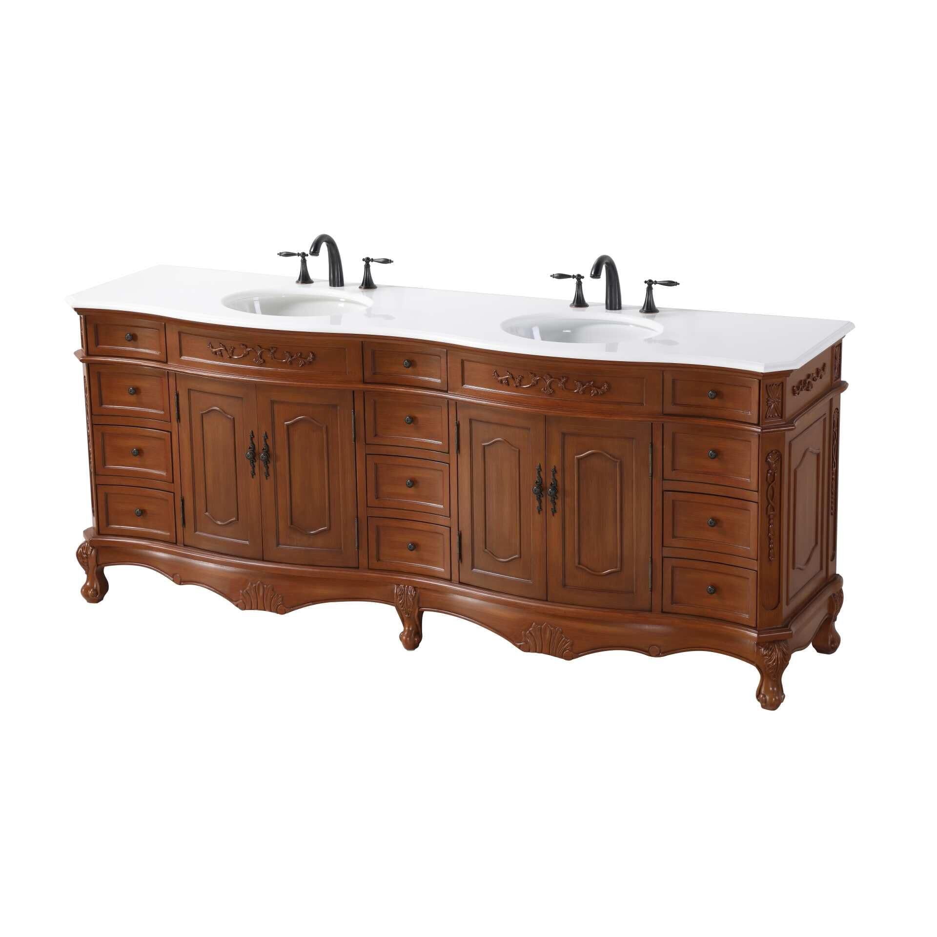 Shown in Teak finish